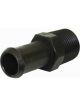 Moroso Fitting 3/8in. To 1/2in. Straight Black