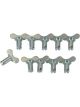 Moroso Quick Fasteners Winged 5/16in. x.500 Steel 10pc