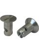 Moroso Quick Fasteners Flush Slotted 5/16 x.450 Aluminium 10pc
