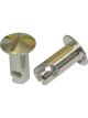 Moroso Quick Fasteners Oval Slotted 5/16 x.550 Aluminium 10pc