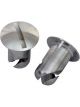 Moroso Quick Fasteners Oval Slotted 7/16in. x.400 Aluminium 10pc