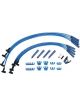 Moroso Spark Plug Wires with Looms Blue Max Spiral Core 8mm Blue Straigh…
