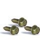 Moroso Rim Screws Gold Iridited .250in. Dia. x .750in. Long Set of 500