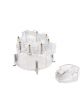 Mr Gasket Distributor Cap Male/HEI Clear Clamp-Down GM V8