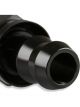 Mr Gasket Hose End Push-On Straight -6 AN Aluminium Black Satin