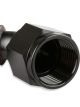 Mr Gasket Hose End Push-On 45 Degree -4 AN Aluminium Black Satin