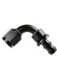 Mr Gasket Hose End Push-On 90 Degree -6 AN Aluminium Black Satin