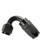 Mr Gasket Hose End Swivel 120 Degree -6 AN Aluminium Black Satin