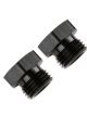 Mr Gasket Port Plug Hex Head O-Ring -4 AN (7/16-20) Black Set of 2