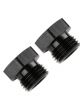 Mr Gasket Port Plug Hex Head O-Ring -6 AN (9/16-18) Black Set of 2