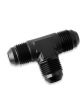Mr Gasket Tee Fitting -8 AN -8 AN -8 AN Male Aluminium Adapter Black