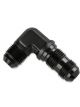 Mr Gasket Bulkhead Fitting 90 Degree -8 AN Male Aluminium Adapter Bl