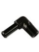 Mr Gasket Fitting 90 Degree 3/8 in. Hose Barb to 1/4 in. NPT Male Al