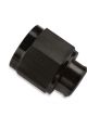 Mr Gasket Caps -12 AN Female Aluminium Adapter Black Pair