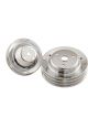 Mr Gasket Pulleys Chrome Double Upper Groove Triple Lower Chevrolet 262-4