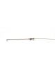 Mr Gasket Throttle Cable Braided Stainless Steel 17 in. Long Universal