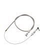 Mr Gasket Throttle Cable Braided Stainless Steel Polished 36 in. Long Uni