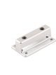 Mr Gasket Fuel Block Chrome Die-Cast One 3/8 in. NPT Inlet Dual 1/4 in
