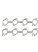 Mr Gasket Head Gaskets Aluminium Layered 0.125 in. Thick 1.62 in. Size F