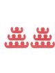Mr Gasket Wire Separators Plug Wire 7-8mm ABS Plastic Red Set