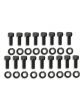 Mr Gasket Oil Pan Finned Transmission Steel Ford C6 Black Kit