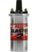 MSD Ignition Coil Blaster 2 Canister Round Oil Filled Chrome 45 000 V