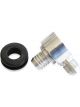 Aeroflow Universal Billet Brake Booster Valve With -6AN Polished