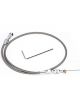 Proflow Throttle Cable Braided Stainless Wire Black Braided Stainl