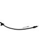 Proflow Transmission Dipstick Braided Stainless/Black Steel Firewa