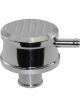 Proflow Breather Cap Push-In with Tube Ball-Milled Polished Aluminum