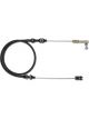 Proflow Throttle Cable Braided Black Stainless Steel 24 in. Long
