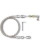Proflow Throttle Cable Braided Stainless Steel 36 in. Long Univers