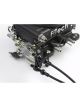 Proflow Throttle Cable Bracket Kickdown Lever Black Stainless
