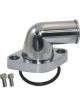 Proflow Aluminium Water Neck Chevy 90 Degree O'Ring Style Polished