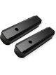 Proflow Valve Covers Tall Fabricated Aluminum Black Powdercoat Smal