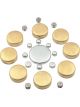 Proflow Freeze Welsh plugs Brass Chevy Small Block Kit