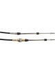 Aeroflow Bulkhead Cable/Clip 12ft, 10-32 Thread, 2