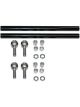 QA1 Control Arms Tubular Aluminum Black Powdercoated Rear Lower X Serie