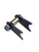QA1 Shock Mounts Brackets-Tabs Bolts Nuts 1/2in. Diameter Mounting Ho