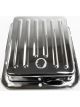 RTS Transmission Pan Stock Steel Finned Chrome Finned Ford C4 C10