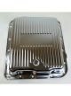 RTS Transmission Pan Stock Steel Finned Chrome GM 700R4 4L60 4L60E