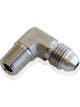 Aeroflow S/Steel 90 Degree NPT Male to AN Fitting 1/8