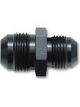Vibrant Performance Reducer Adapter Fitting; Size: -12AN x -16AN Black
