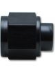 Vibrant Performance AN Flare Caps; Size: -3AN Female threads Black Anodized