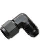 Vibrant Performance Fitting Coupler 90 degree Female -3 AN to Male -3 AN…