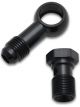 Vibrant Performance Single Adapter Assembly; Banjo: -8AN; Bolt Size: 3/8-24