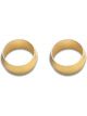 Vibrant Performance Pack of 2, Brass Olive Inserts; Size 5/8