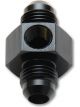 Vibrant Performance Fitting Pressure Gauge Adapter Straight Male -6 AN t…