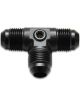 Vibrant Performance Fitting Pressure Gauge Adapter Tee Male -8 AN 1/8 in…