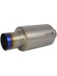 Vibrant Performance Muffler w/ tip Universal Titanium 3.00 in. Inlet 4.0…